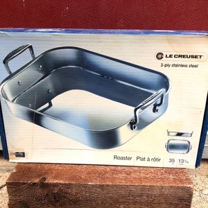 Le Creuset 3 ply Stainless Steel Roaster